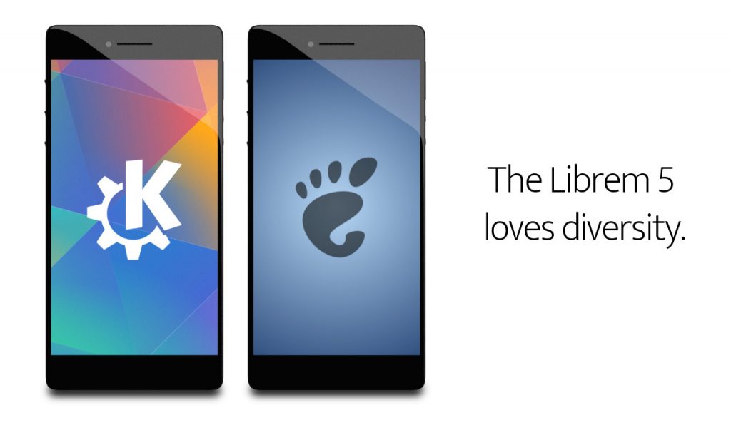 The Librem 5 comes with PureOS by default, not Android. It is the only smartphone on the market today to ship with a fully-free and auditable operatin